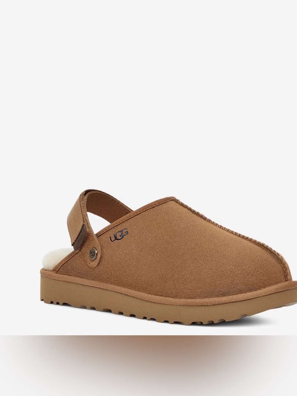 UGG men Chestnut Lanah Clog Slipper - size 12 new /no box cozy winter shoes